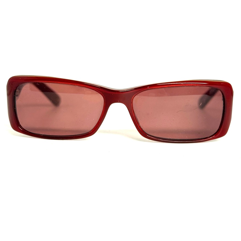 Tommy Hilfiger Womens TH 7163 BULI-3 Burgundy Rectangle Sunglasses 55-14-135